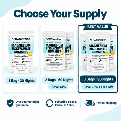 VIC Nutrition Magnesium Bisglycinate Gummies